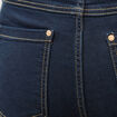 Jeans regular 5 poches denim brut rinse femme