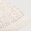 Bonnet ivoire femme