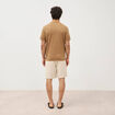 T-shirt ras de cou manches courtes vert kaki homme