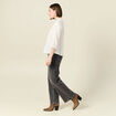 Blouse manches 3/4 ecru femme