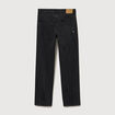 Jeans large longueur 34 en coton denim noir homme