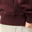 Sweat &agrave; capuche bordeaux homme
