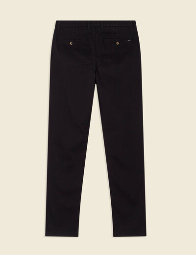 Pantalon chino longueur 32 noir homme