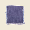 Foulard froissé bleu marine homme