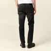 Jeans slim 5 poches longueur 32 denim noir homme