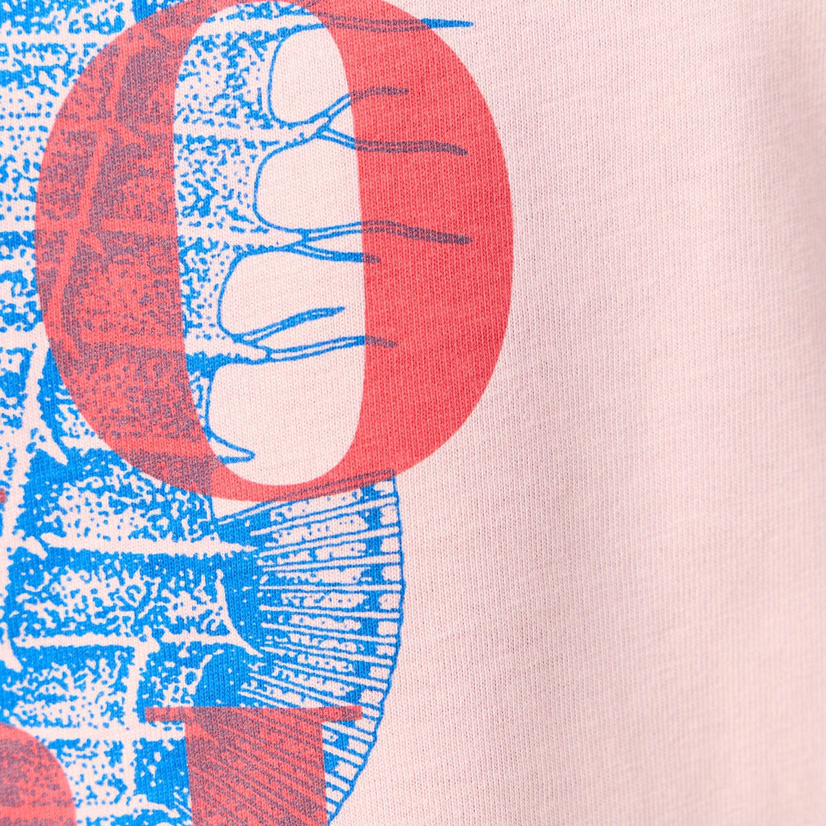 T-shirt manches courtes rose pastel homme