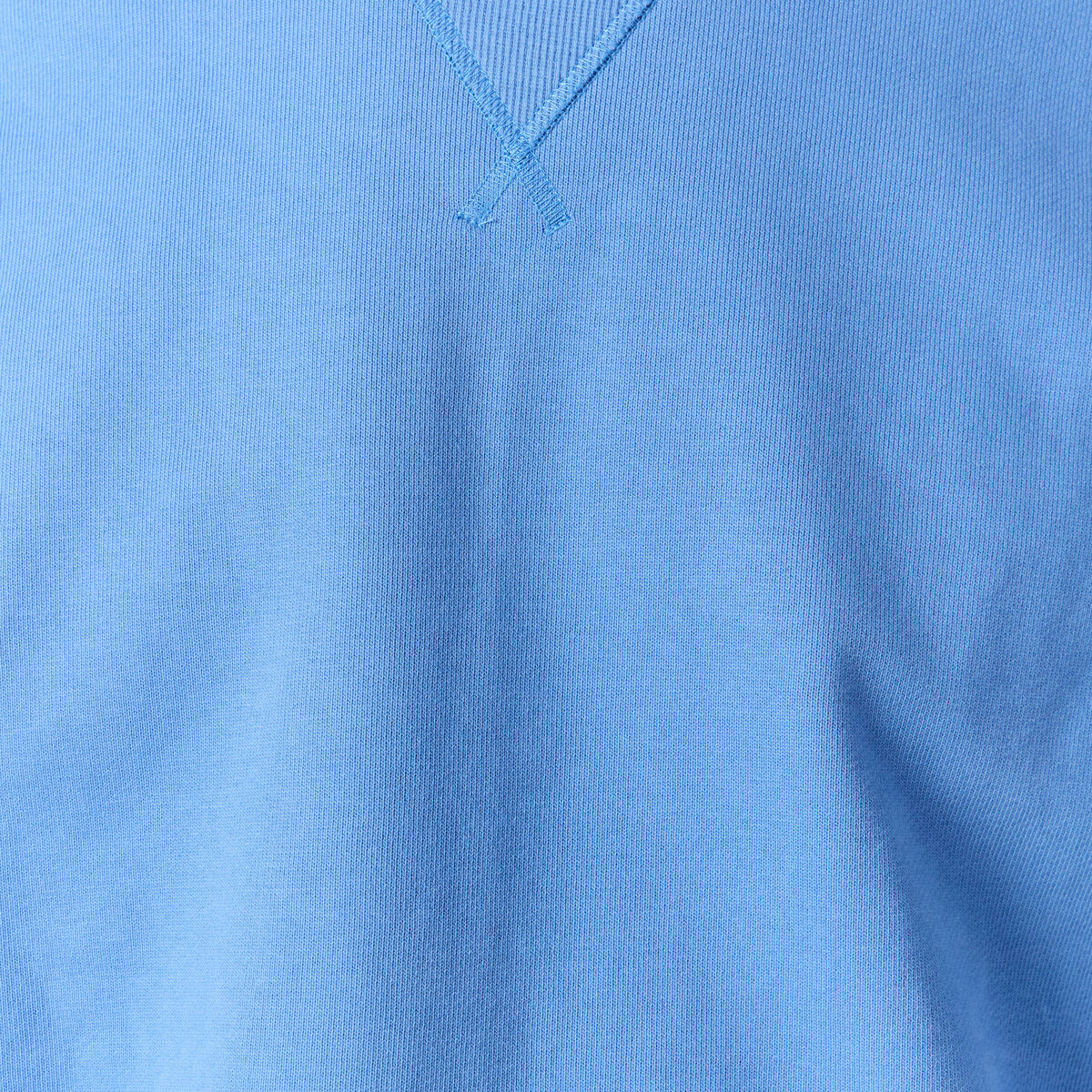 Sweat manches longues en coton bleu violet homme