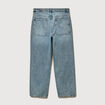 Jeans loose longueur 32 en coton denim dirty homme