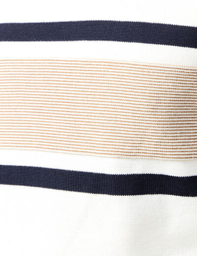 Pull manches longues ecru homme