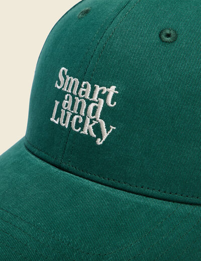 Casquette vert homme