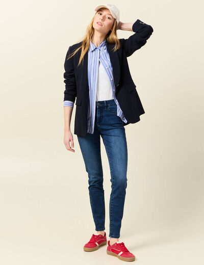 Jeans jegging denim stone femme