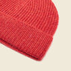 Bonnet rouge foncé femme