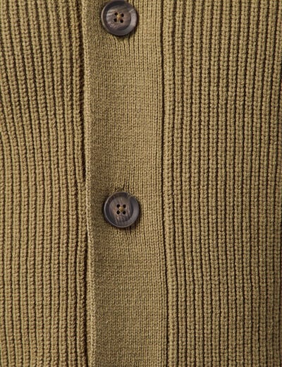Gilet manches longues beige homme