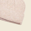 Bonnet éco-responsable beige femme