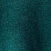 Pull manches longues col en V vert foncé femme