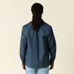 Surchemise manches longues bleu marine homme
