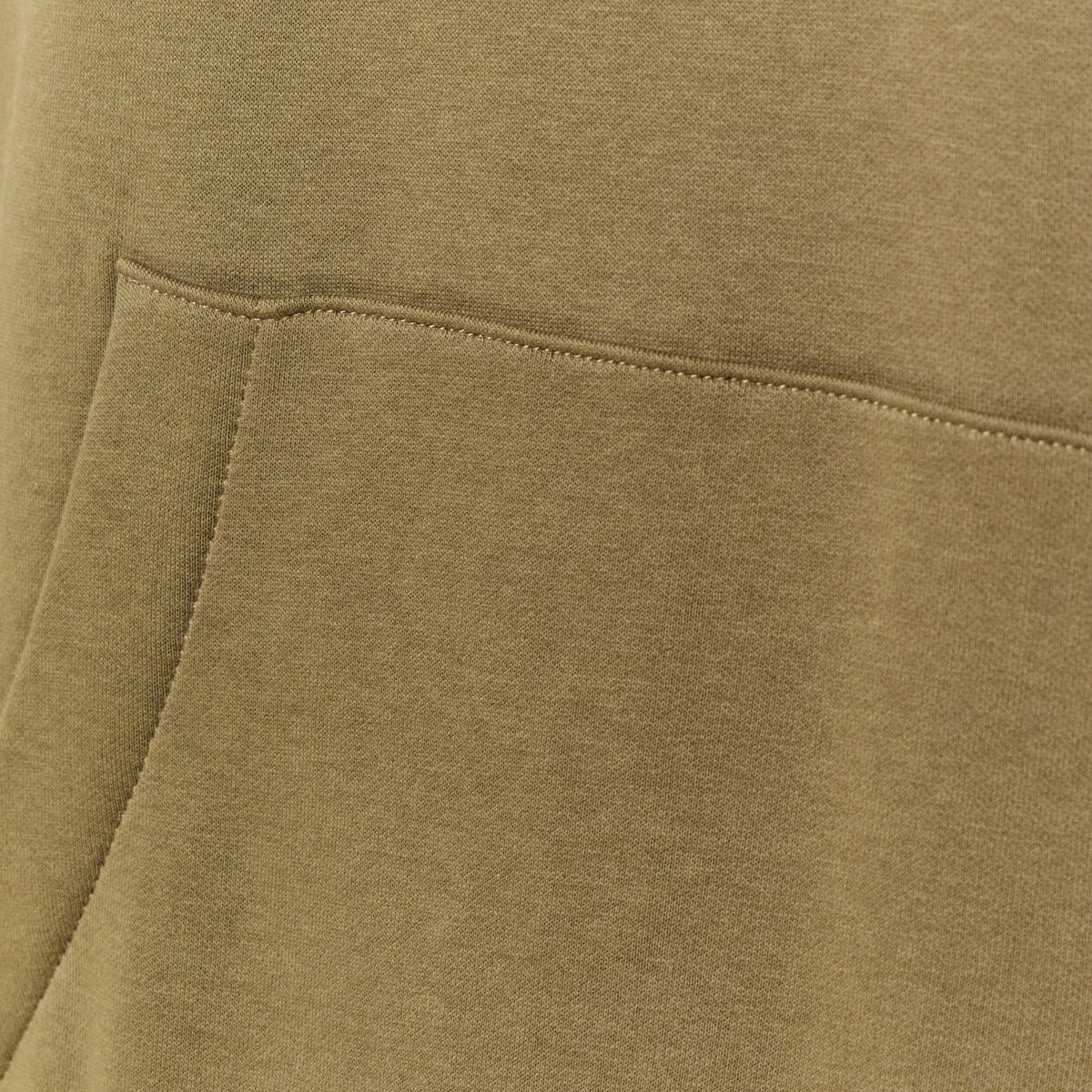 Sweat &agrave; capuche vert kaki homme