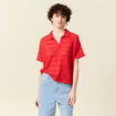 T-shirt manches courtes rouge femme
