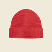 Bonnet rouge foncé femme