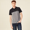 Polo éco-responsable bleu marine homme
