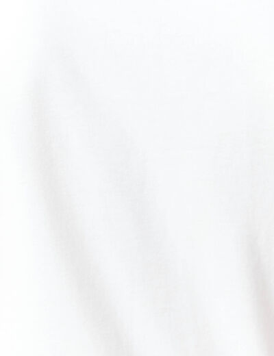 T-shirt manches courtes blanc homme