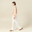 Gilet sans manches creme femme