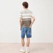 T-shirt manches courtes vert kaki homme