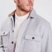 Surchemise éco-responsable gris foncé homme