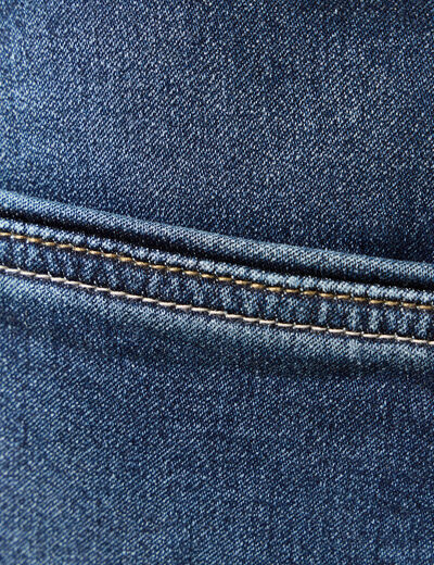 Jeans homme slim effet used denim brut homme
