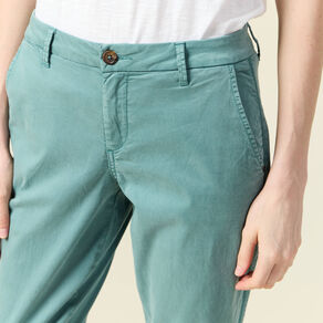 pantalon chino instinct vert fonce femme Pantalon chino Instinct vert foncé femme