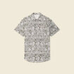 Chemise manches courtes vert kaki homme