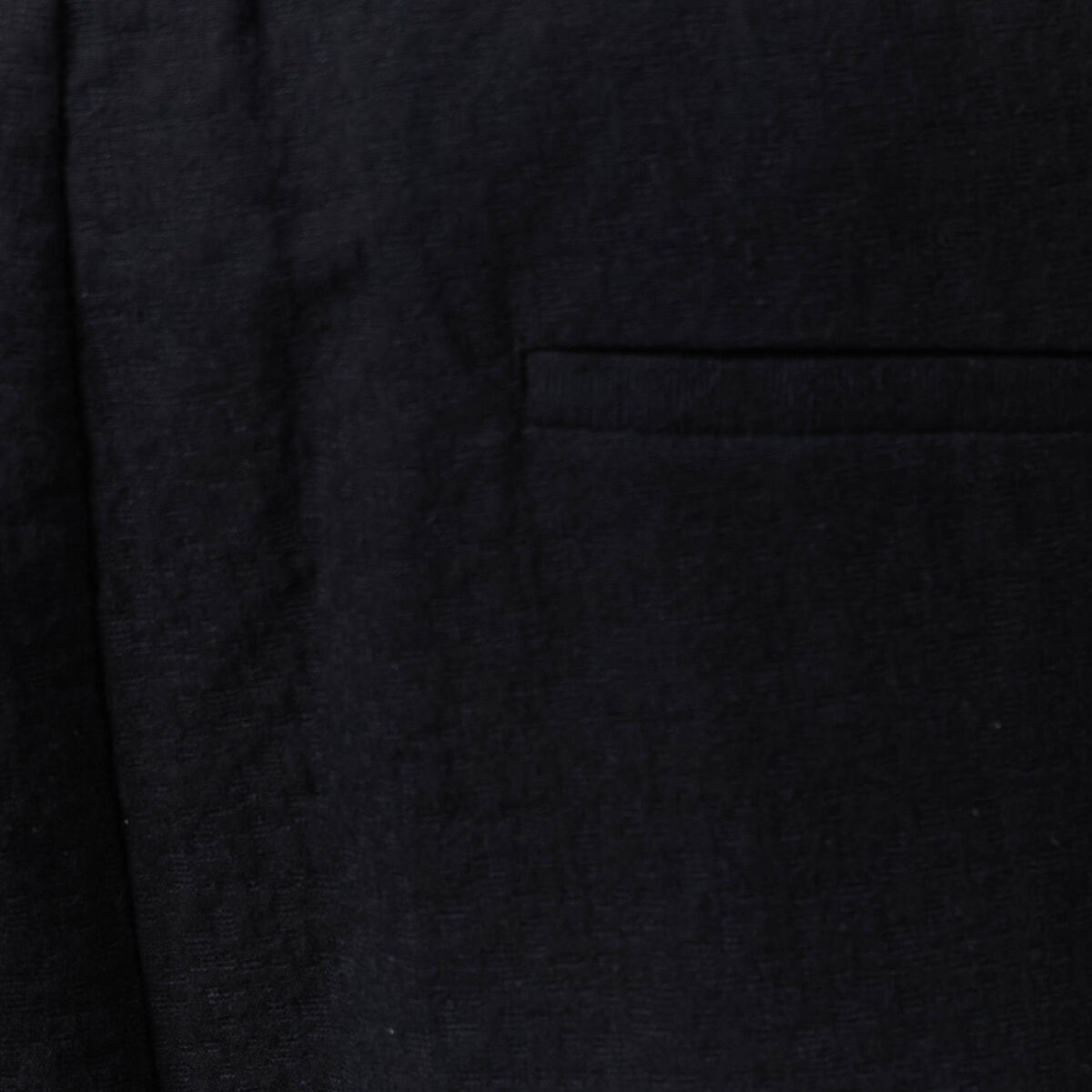 Short droit taille élastiquée noir homme