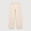 Jeans wide leg taille standard blanc femme