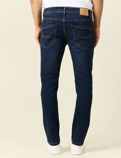 Jeans slim éco-responsable denim brut homme