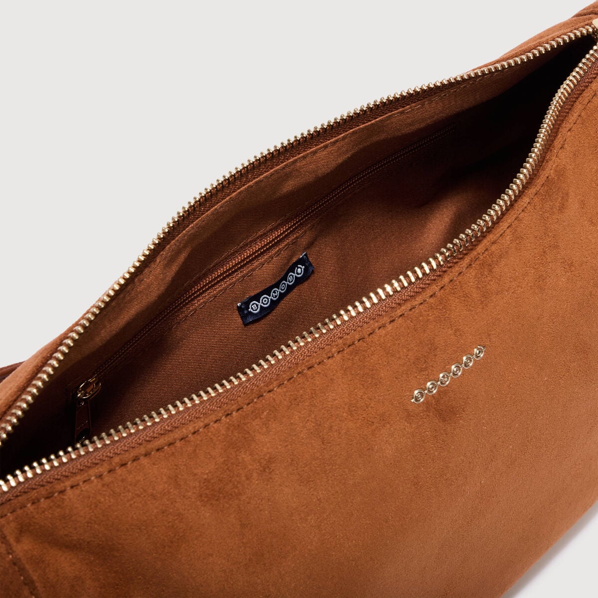 Sac bandouli&egrave;re avec doublure camel femme