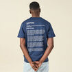 T-shirt manches courtes bleu marine homme