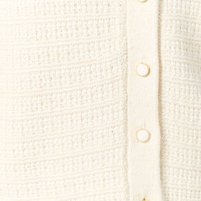 pull manches longues ajoure ecru femme Pull manches longues ajouré ecru femme