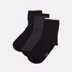 Lot 3 paires chaussettes noir femme