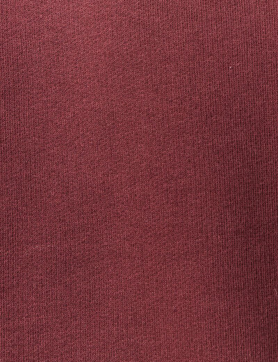 Sweat manches longues rouge foncé homme