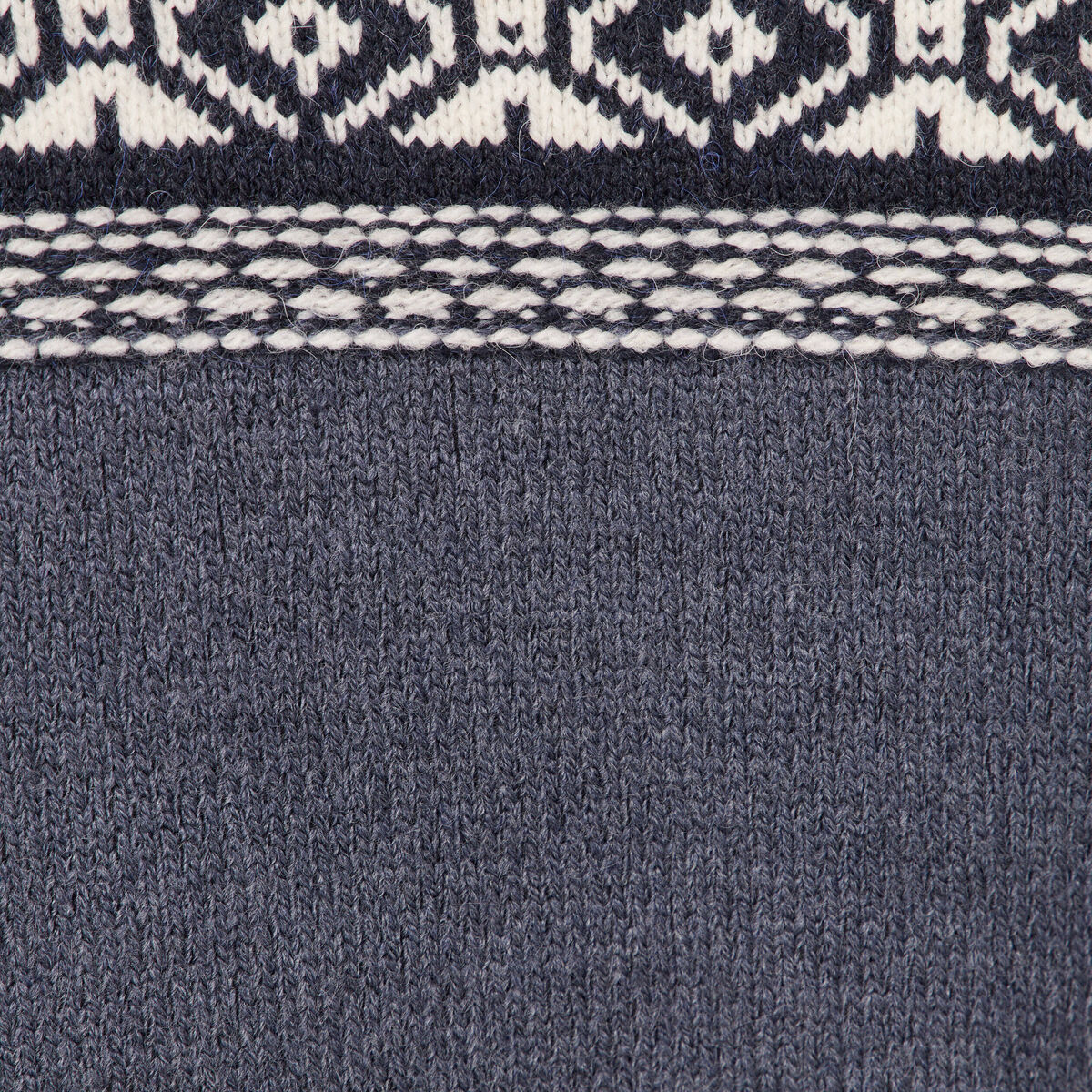 Pull manches longues col roulé ecru homme