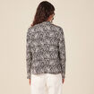 Veste esprit blazer droite noir femme