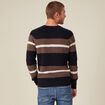 Pull manches longues fabriqu&eacute; en France bleu marine homme