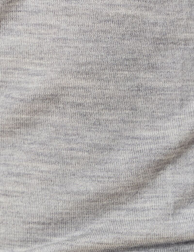 Pull 100% laine mérinos gris foncé homme
