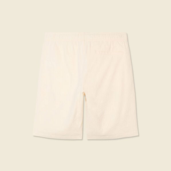 bermuda droit a coulisse ecru homme Bermuda droit à coulisse ecru homme