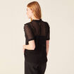 T-shirt manches courtes noir femme