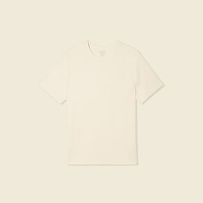 T-shirt manches courtes ecru homme