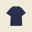 T-shirt en coton manches courtes bleu marine homme