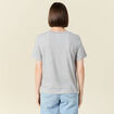 T-shirt manches courtes gris femme