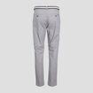 Pantalon chino ceinturé bleu marine homme