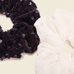 Lot 2 chouchous noir femme